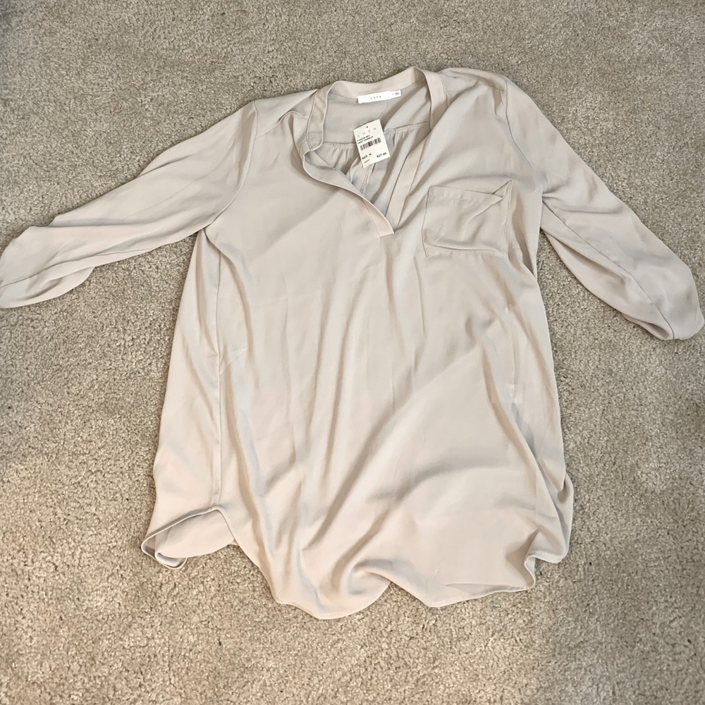 Long Grey Blouse